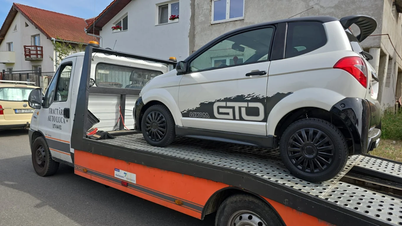 Masina de tractari Luca Assistance interventie in Cisnadie